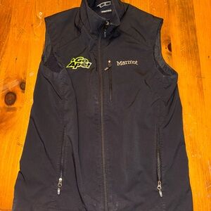 Marmot Black Vest with Zippered Pockets